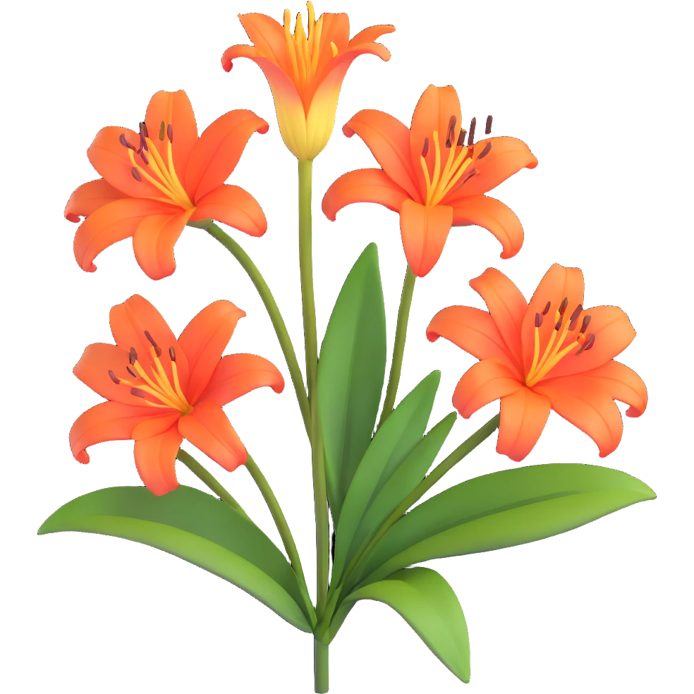 lily flower emoji