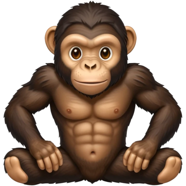 a full Chimpanzee emoji