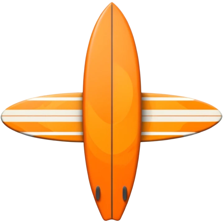 orange pattern surfboard emoji