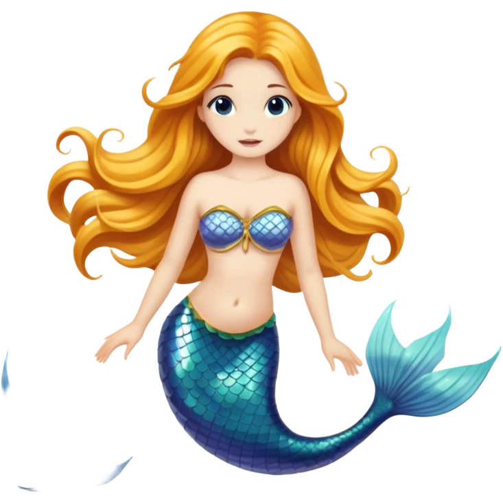 classic mermaid emoji
