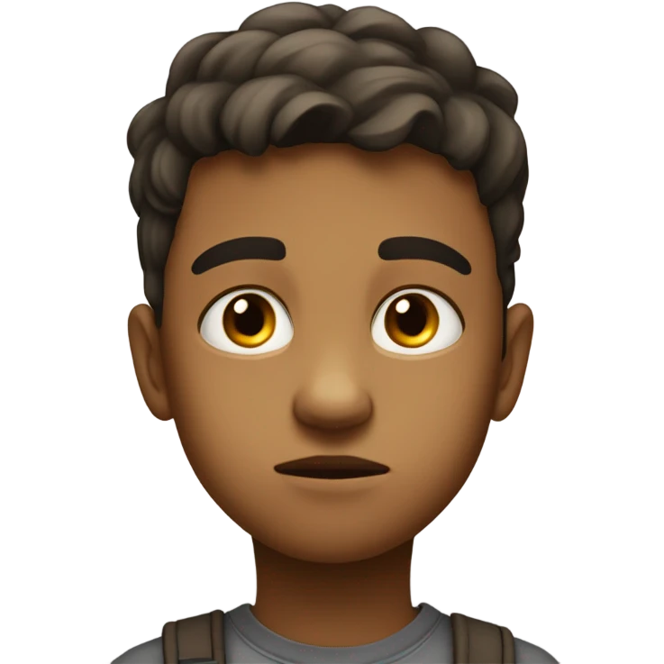 thoughtful boy  emoji