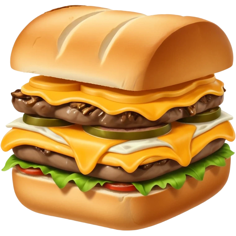 Philly cheese steak sub Sandwich  emoji