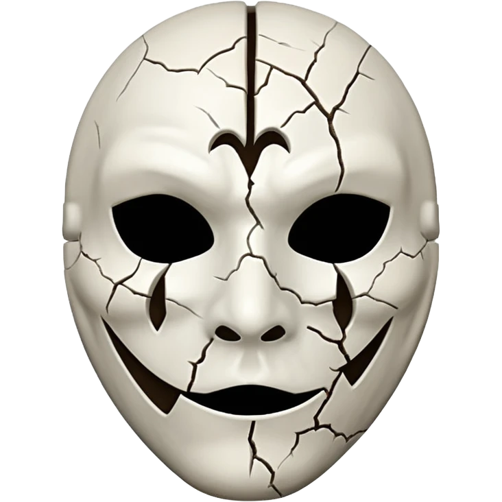 Halloween mask spooky emoji