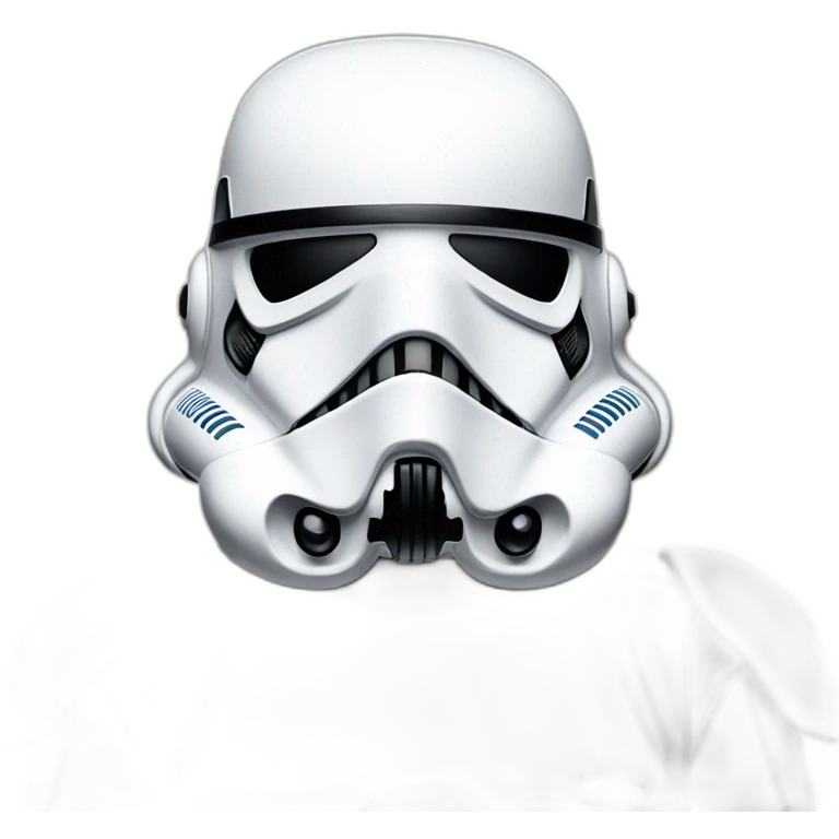 Stormtrooper happy emoji