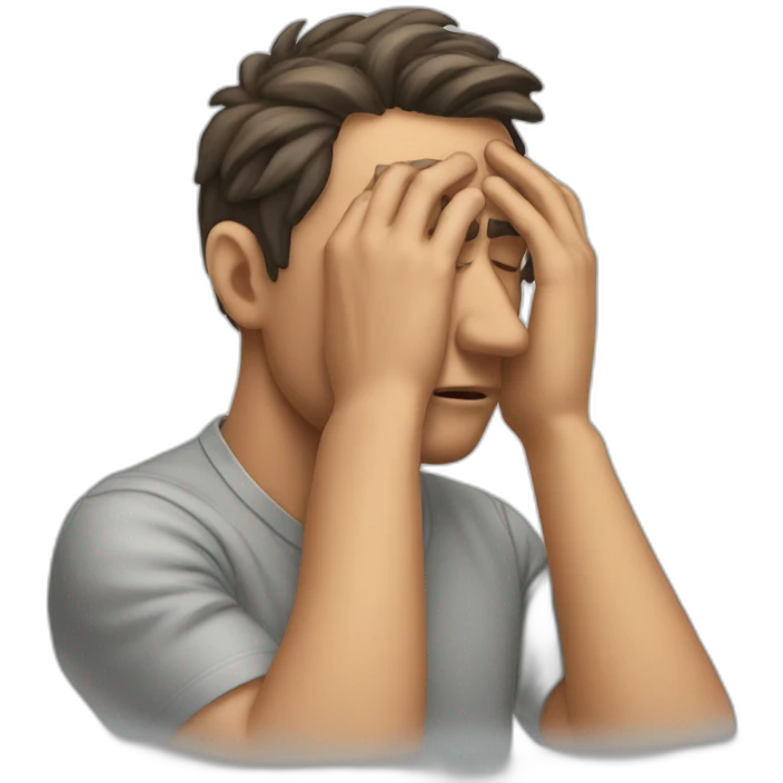 Man Facepalming emoji