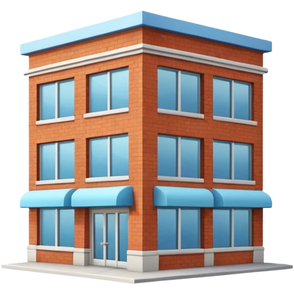 a pharmacy building emoji