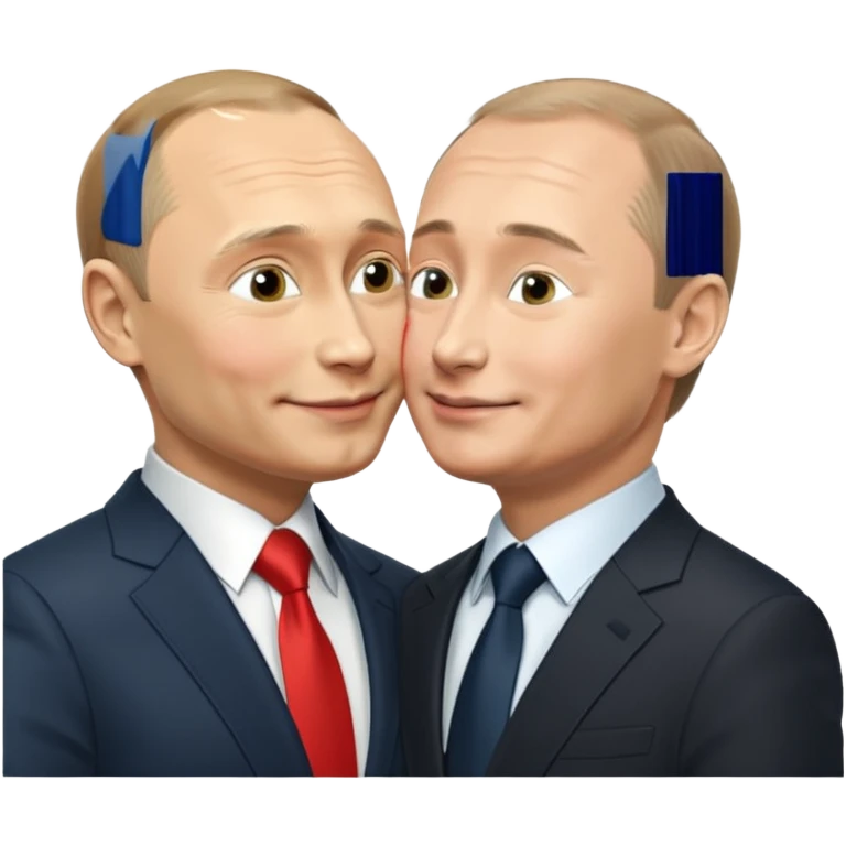 putin kiss zelensky emoji