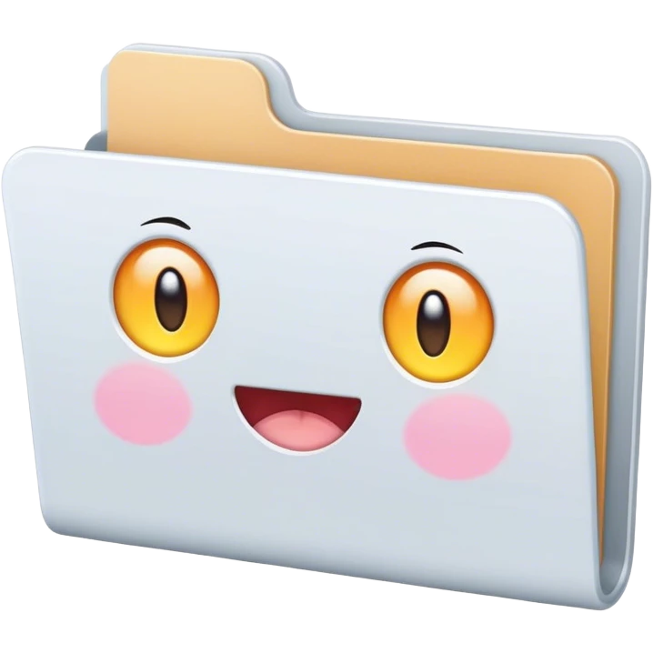 cute kawaii desktop folder emoji