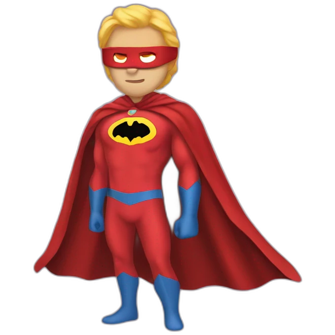 superhero cape emoji