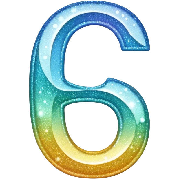 Sparkly Letter G emoji