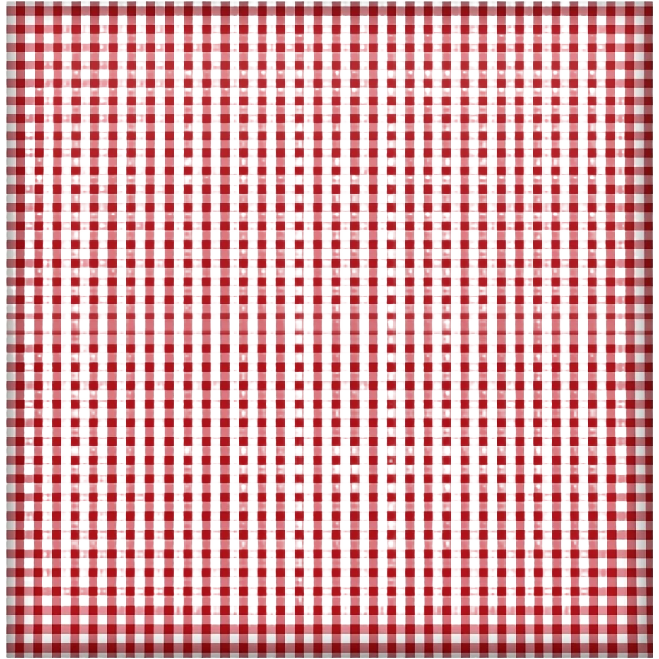 gingham red emoji