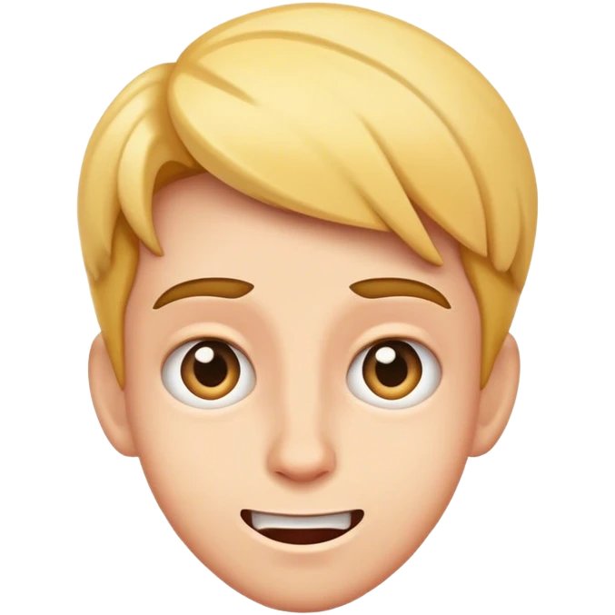 Nodding along with a clueless, forced grin. emoji