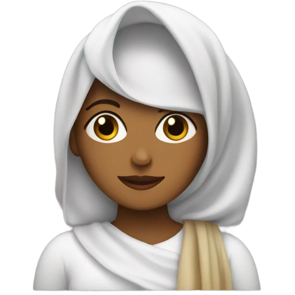 femme voilée qui lit le coran emoji