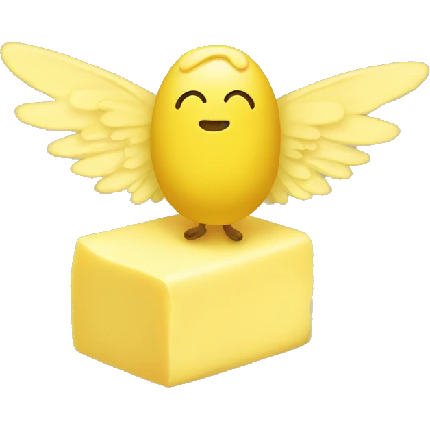 butter with yellow wings emoji