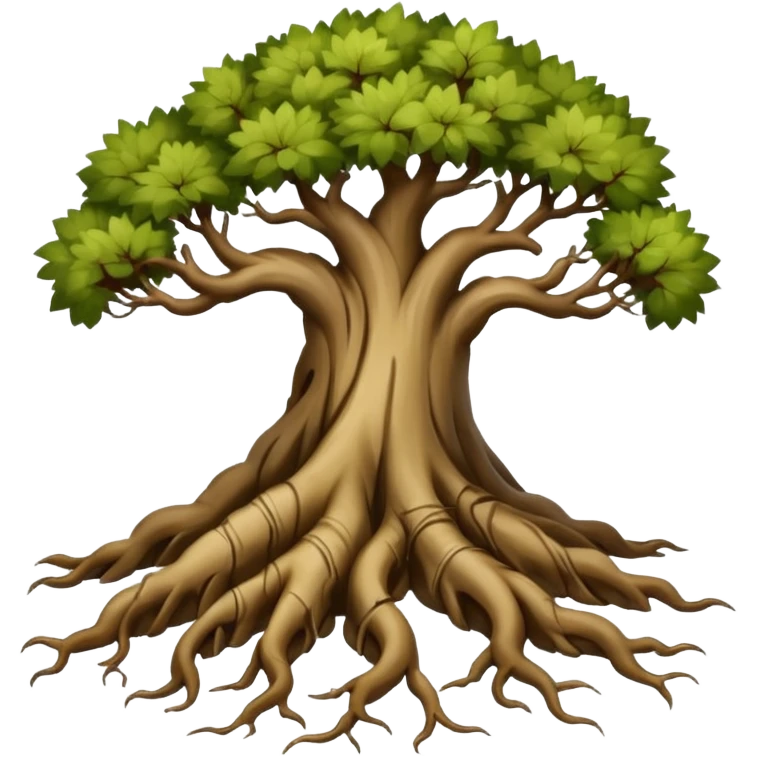 Tree roots emoji
