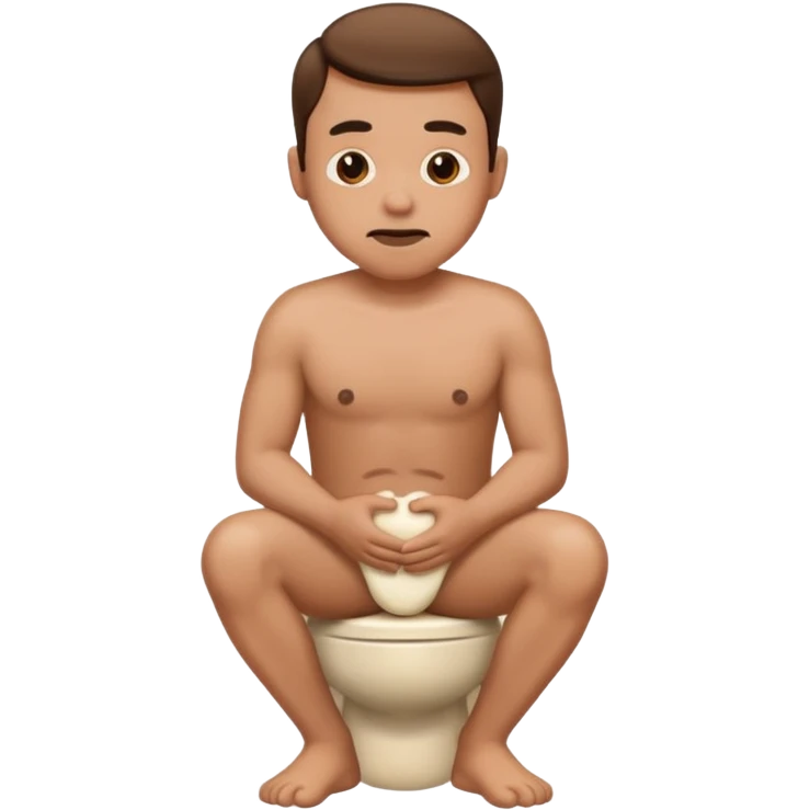man pooping emoji