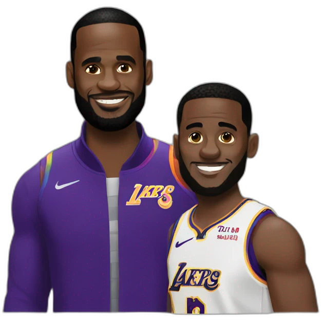 LGBTQ plus LeBron emoji