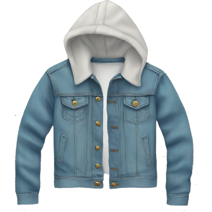 teen jean jacket hoodie emoji