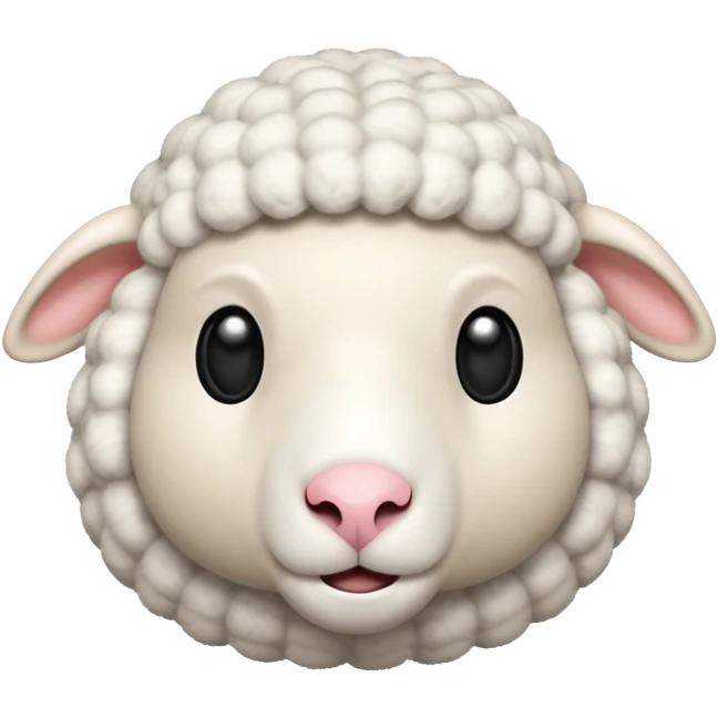 Sheep 3D emoji png emoji