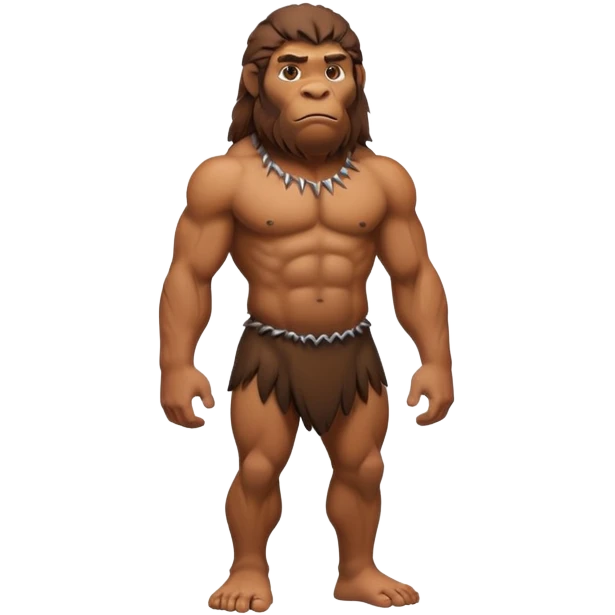 neanderthal standing up  emoji