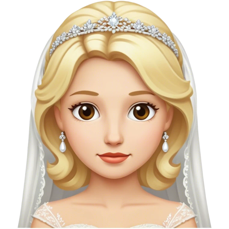 blonde bride  emoji