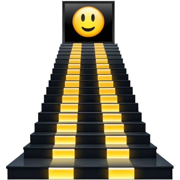 Lights up stairs 1 at floor emoji