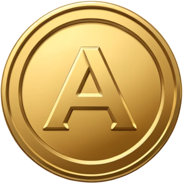 Coin that says ATHLE ON IT emoji