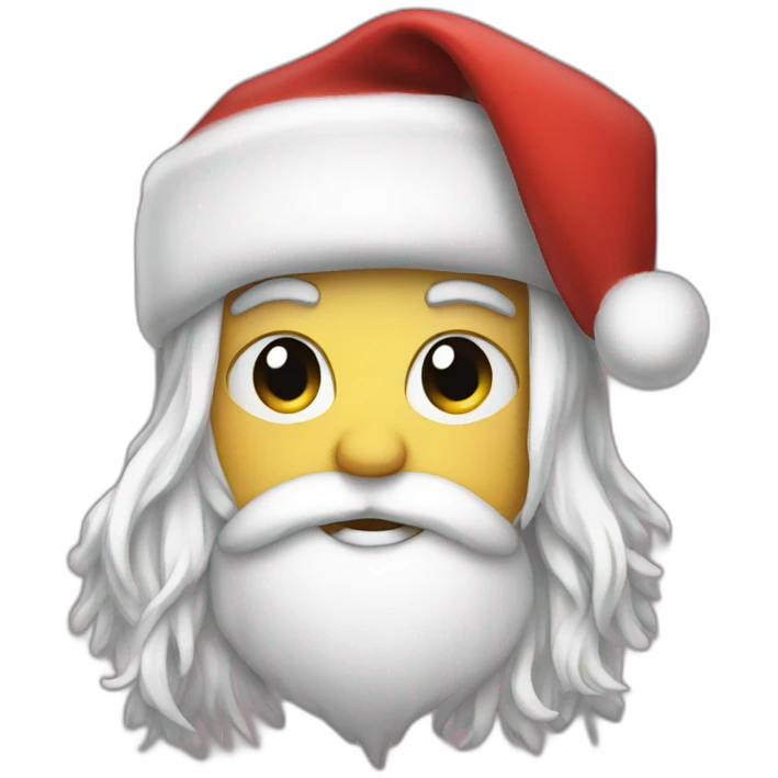 emo santa emoji