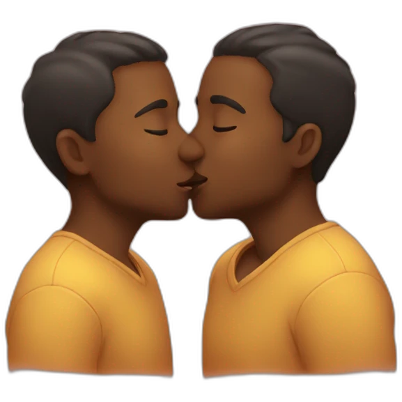 Kissing emoji