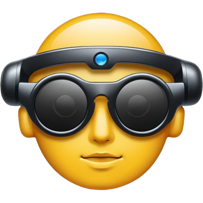 Laser Glasses emoji