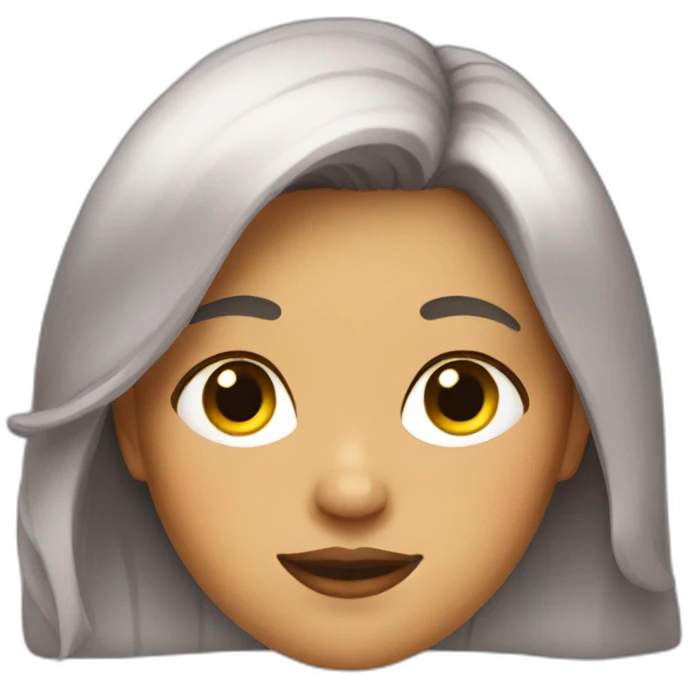Giant girl emoji