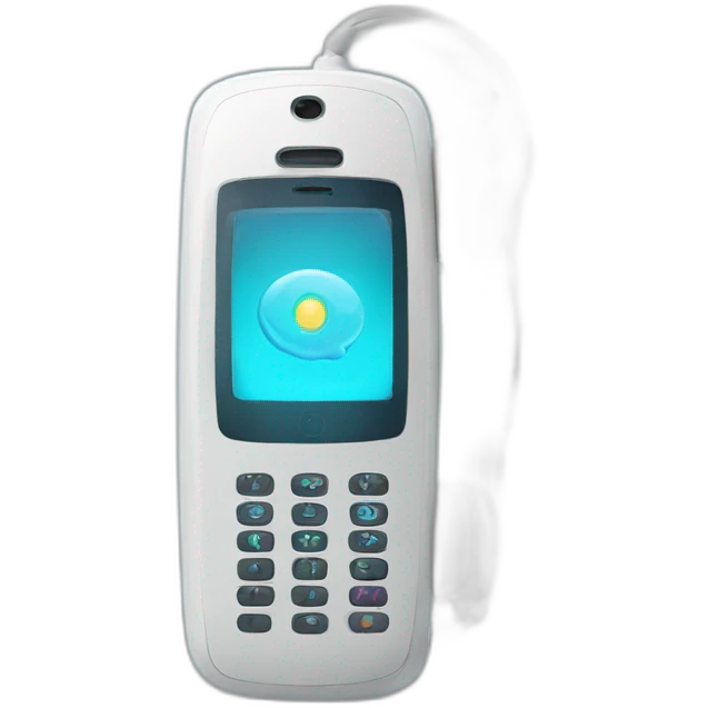 Futuristic phone emoji