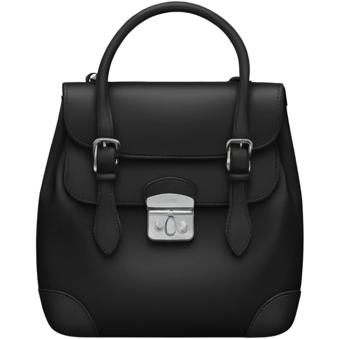 Black Prada bag emoji