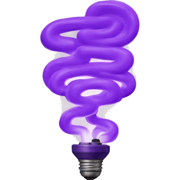 purple electricity  emoji