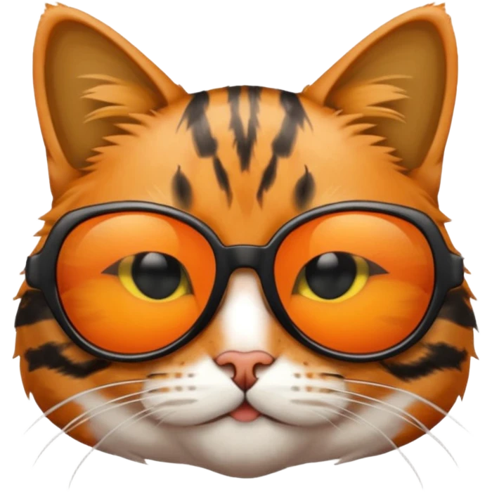 Cat wearing sunglasses emoji