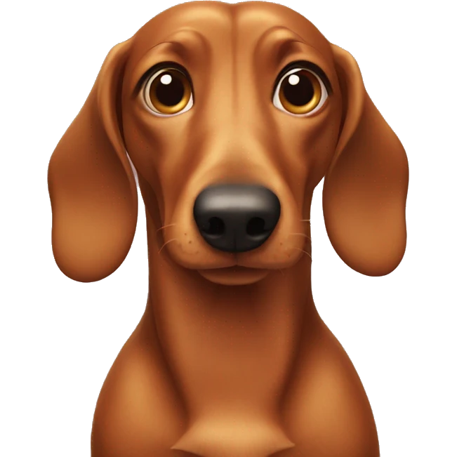 Wiener dog emoji