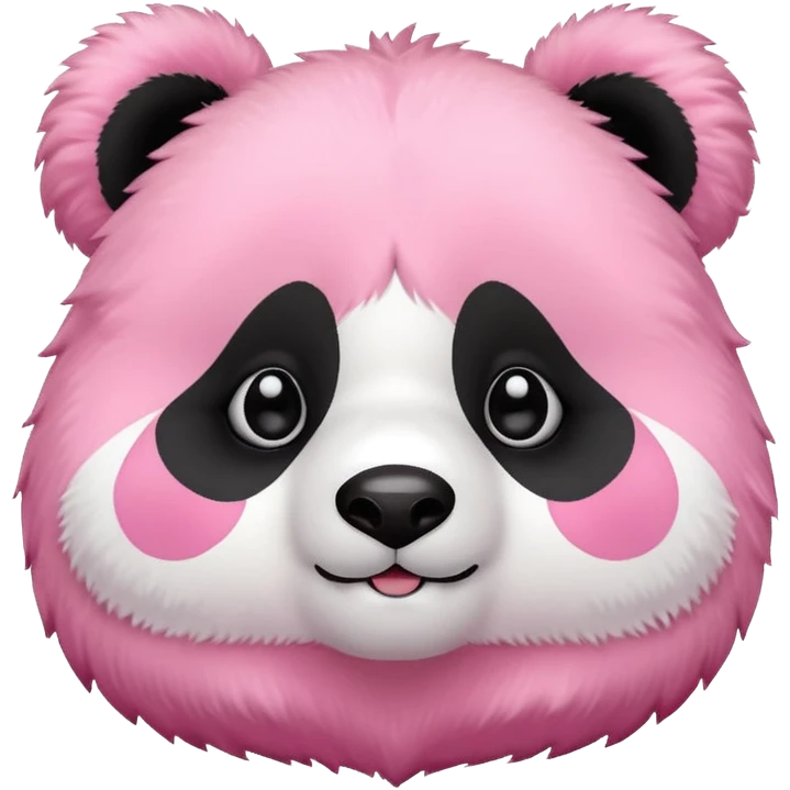 Pink cute panda emoji