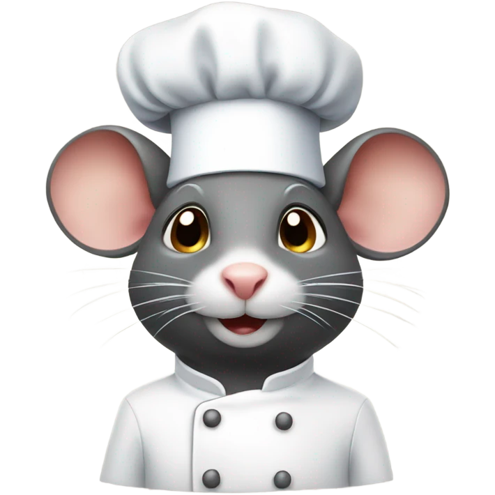 Rat with a chef hat  emoji