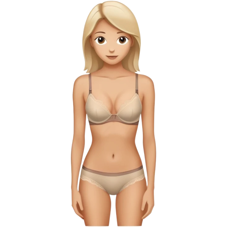 Сиськастая полуголая стройная девушка шотенка 20 лет emoji