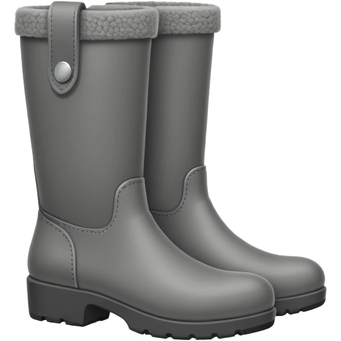 felt boots emoji