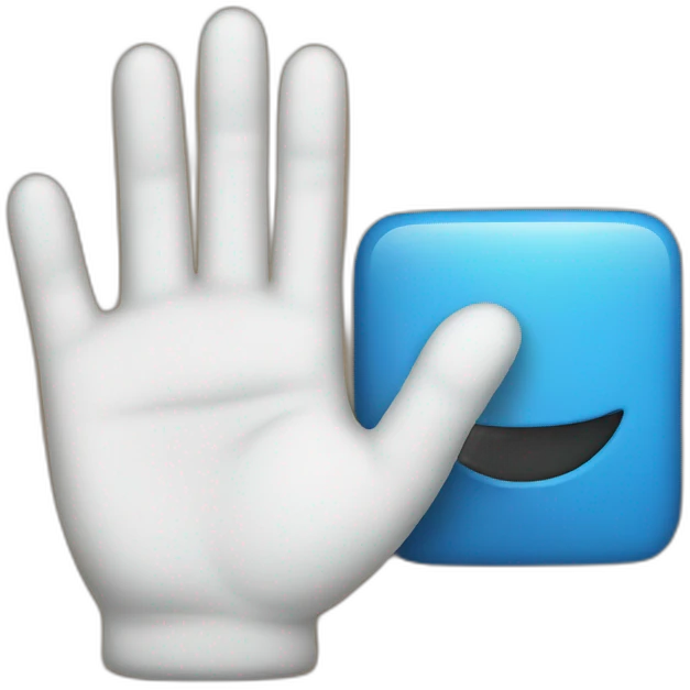 help hand emoji