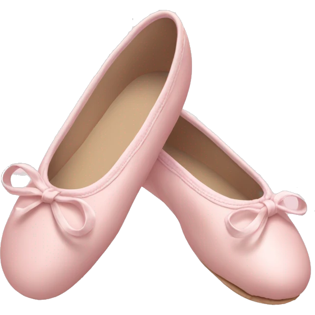 Pale pink ballet shoes emoji