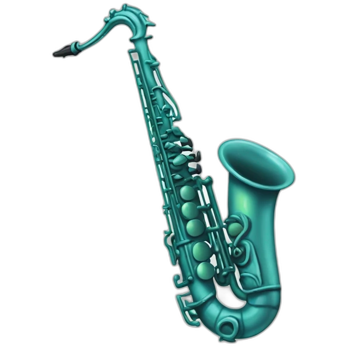 dinosaurio saxofón emoji
