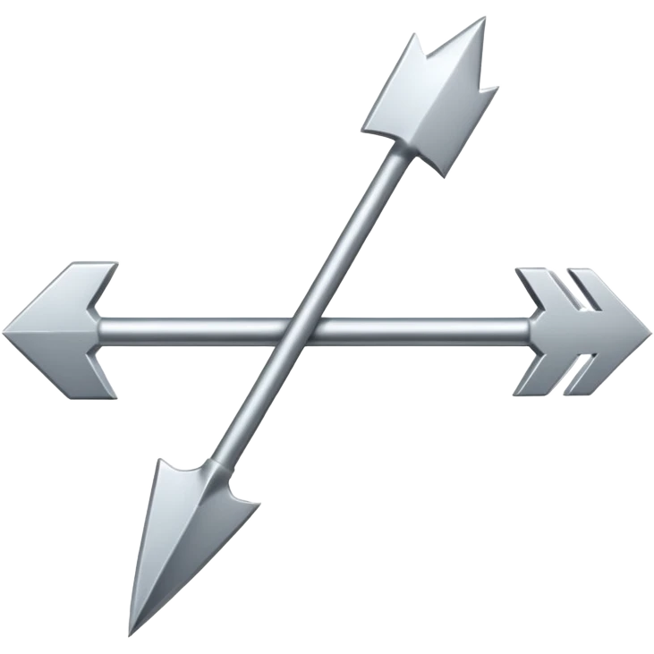 Arrow with two lines in the middle emoji