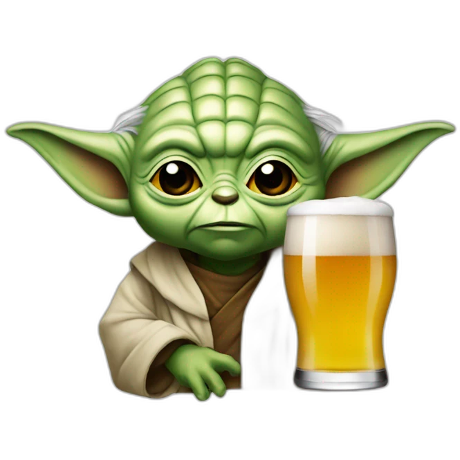yoda beer emoji