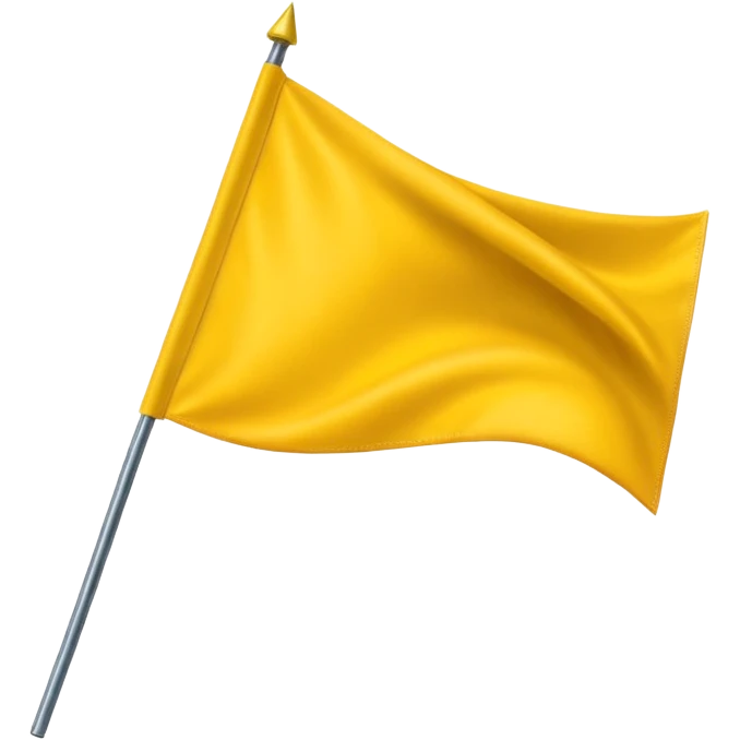 Make a yellow colour triangular flag emoji emoji