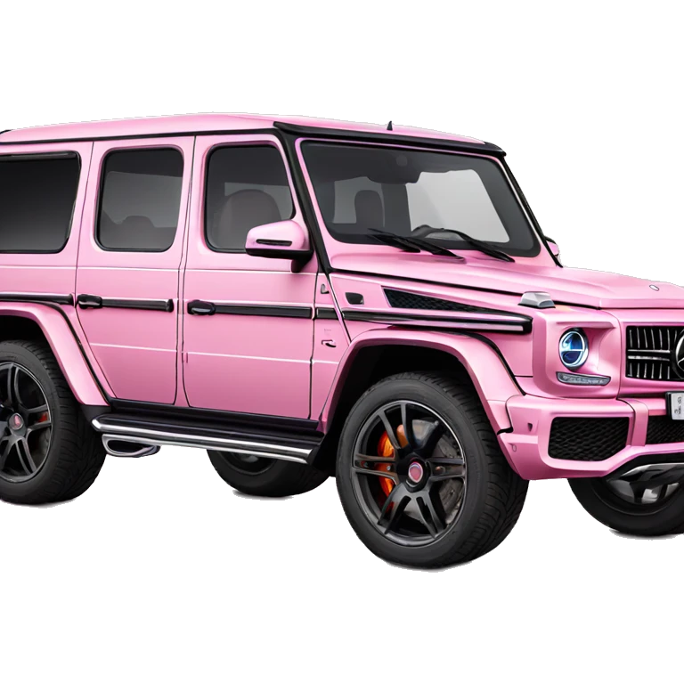 Mercedes-Benz G63 AMG pink emoji