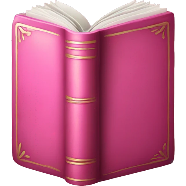 book pink emoji