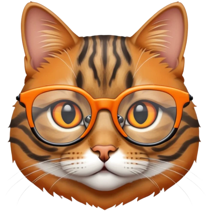 cat with glasses  emoji