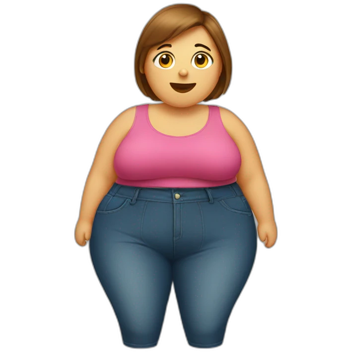 obesitas kat emoji